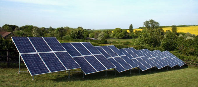 above ground solar panels