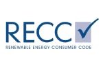 RECC Renewable Energy Consumer Code logo with blue tick
